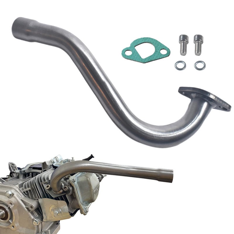 JOIQEXJ Exhaust Header Pipe for Predator 196cc 212cc GX160 GX200 Go Kart - Image 1